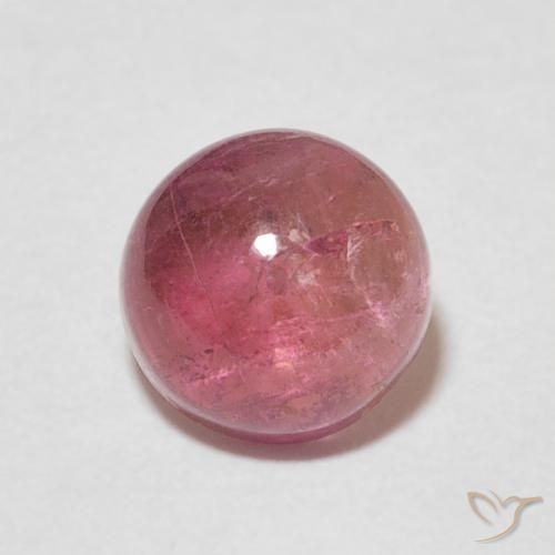 Tormalina Rosa arancio intenso Deep naturale da 1.72 ct, Rotondo, Trasparente