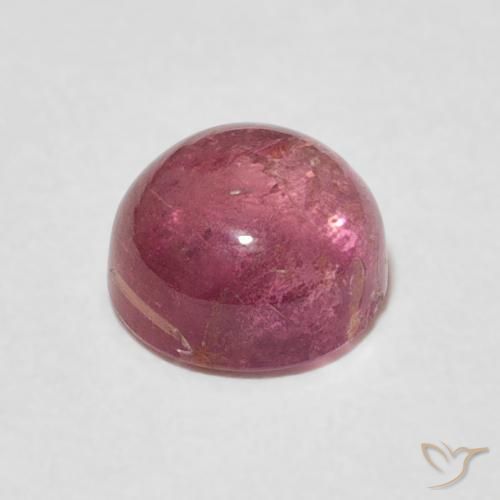 Tormalina Rosa arancio intenso Deep naturale da 1.72 ct, Rotondo, Trasparente