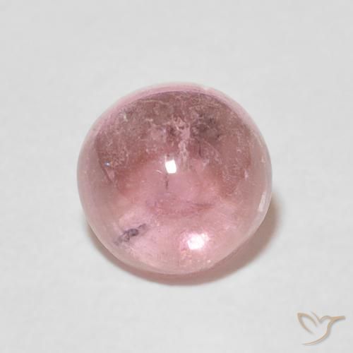1.31ct Naturale Rosa medio Tormalina, Rotondo, Trasparente