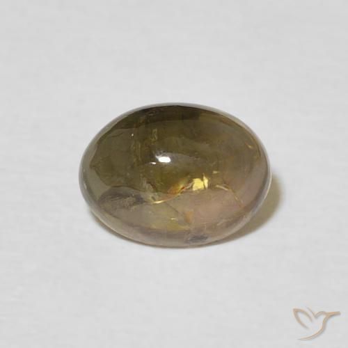 1.31ct Naturale Marrone chiaro Tormalina, Ovale, Trasparente