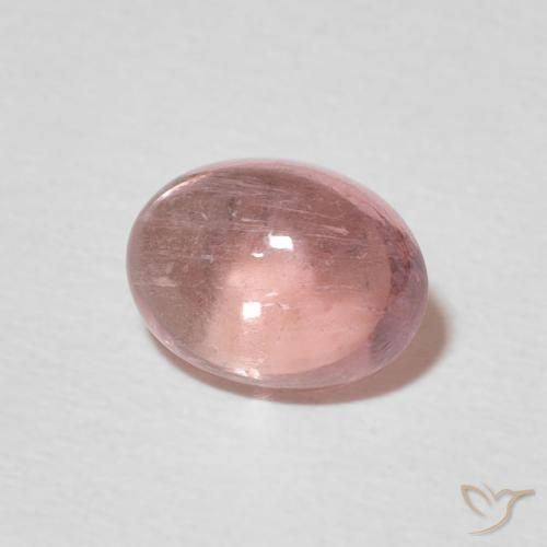 Tormalina Rosa shocking chiaro naturale da 1.63 ct, Ovale, Trasparente