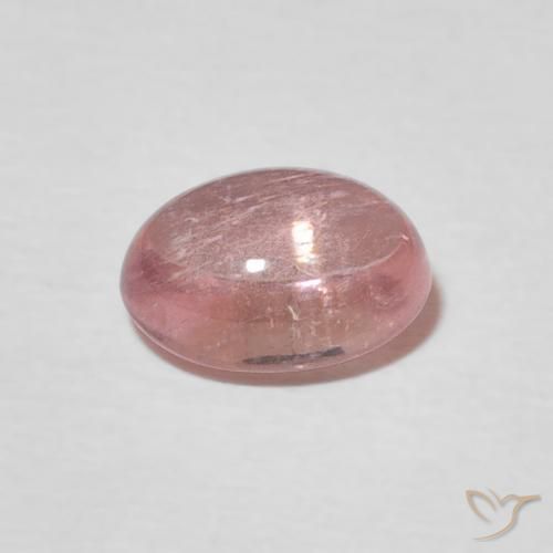 Tormalina Rosa shocking chiaro naturale da 1.63 ct, Ovale, Trasparente
