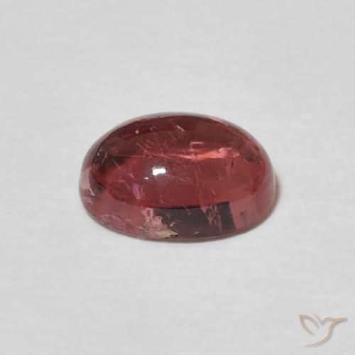 Tormalina Rosa medio naturale da 1.45 ct, Ovale, Trasparente