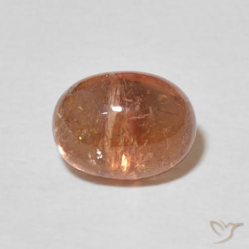 1.84ct Naturale Rosa rossastra Tormalina, Ovale, Trasparente