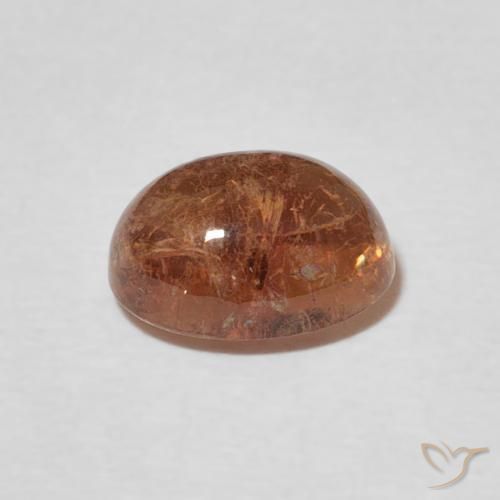 Tormalina Rosa rossastra naturale da 1.84 ct, Ovale, Trasparente
