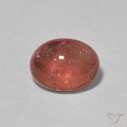 2.08ct Naturale rosa lampone Tormalina, Ovale, Trasparente