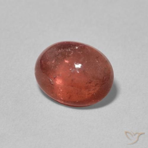 Tormalina rosa lampone naturale da 2.08 ct, Ovale, Trasparente