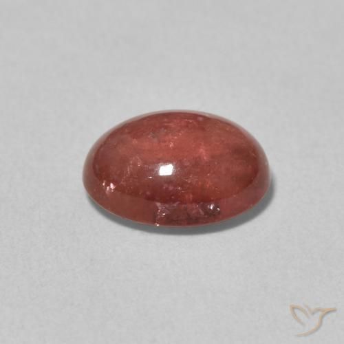 Tormalina rosa lampone naturale da 2.08 ct, Ovale, Trasparente
