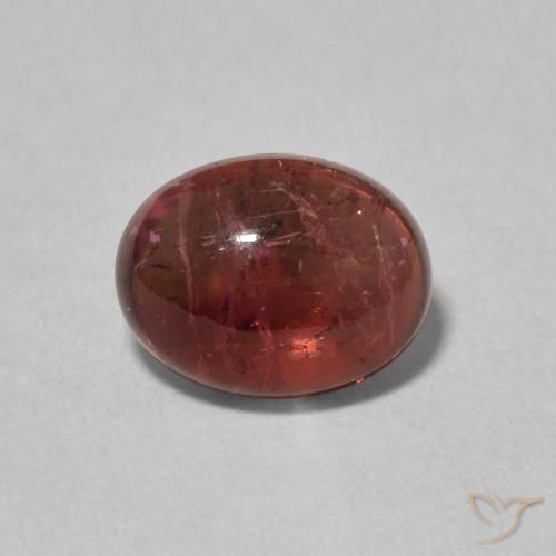 2.31ct Naturale Rosso scuro Tormalina, Ovale, Trasparente