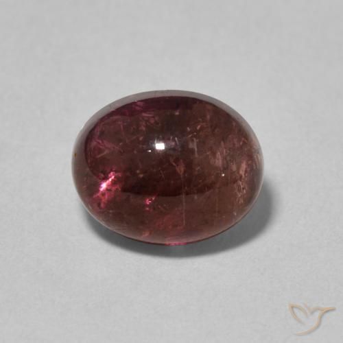 3.01ct Naturale Vino rosso Tormalina, Ovale, Trasparente