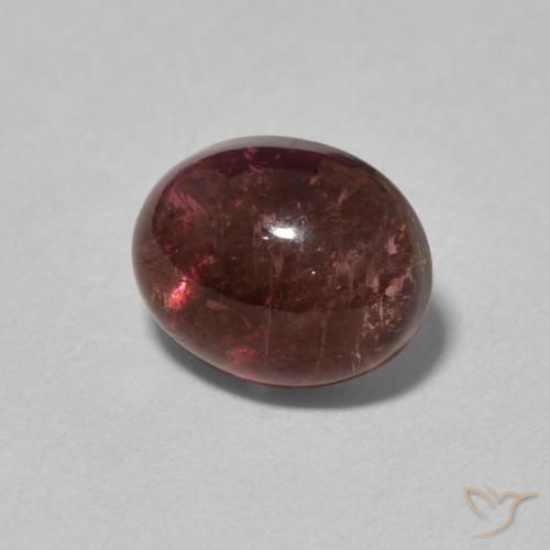 Tormalina Vino rosso naturale da 3.01 ct, Ovale, Trasparente