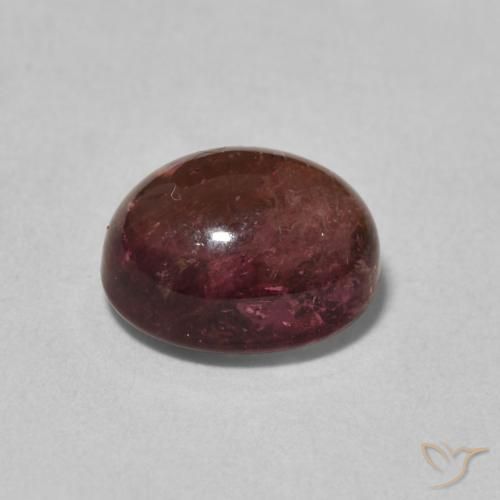 Tormalina Vino rosso naturale da 3.01 ct, Ovale, Trasparente