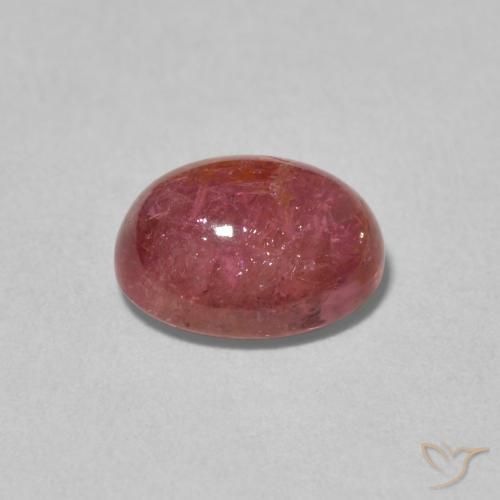 Tormalina rosa lampone naturale da 2.39 ct, Ovale, Trasparente