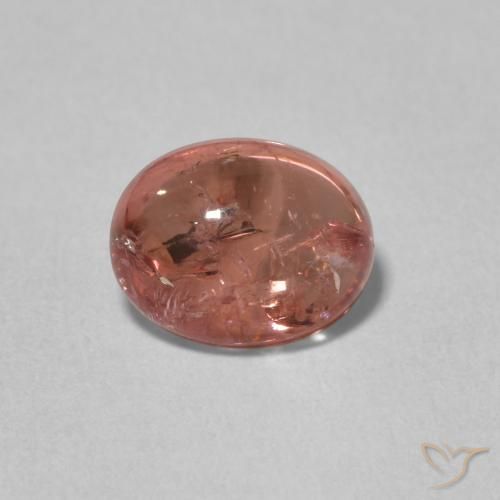 1.98ct Naturale Rosa scuro Tormalina, Ovale, Trasparente