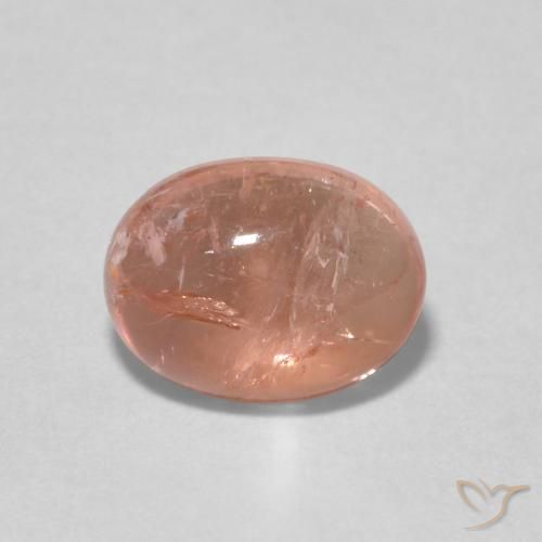 1.59ct Naturale Pompelmo Rosa Tormalina, Ovale, Trasparente