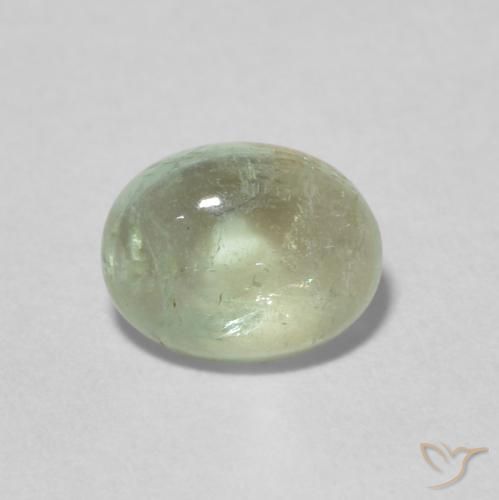 1.52ct Naturale Verde chiaro Tormalina, Ovale, Trasparente