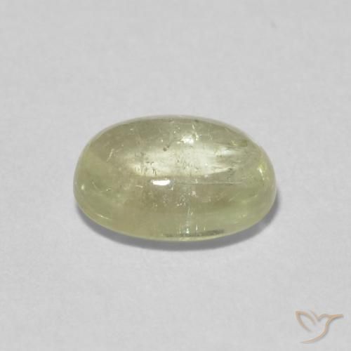 Tormalina Giallo pallido naturale da 1.62 ct, Ovale, Trasparente