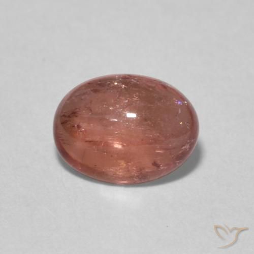 1.28ct Naturale Medium Dark-Pink Tormalina, Ovale, Trasparente