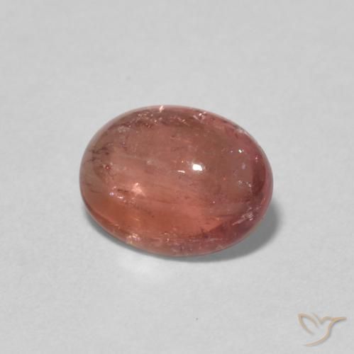 Tormalina Medium Dark-Pink naturale da 1.28 ct, Ovale, Trasparente