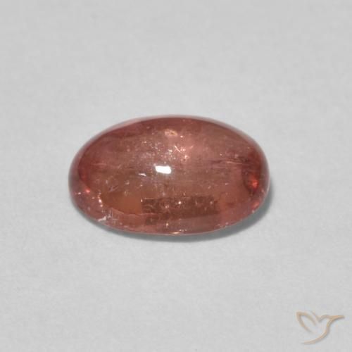 Tormalina Medium Dark-Pink naturale da 1.28 ct, Ovale, Trasparente