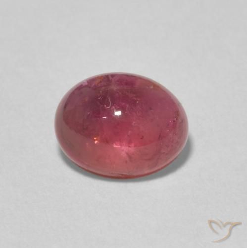 1.33ct Naturale Rosso scuro Tormalina, Ovale, Trasparente