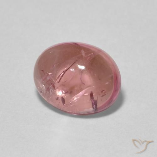 Tormalina Rosa medio naturale da 1.44 ct, Ovale, Trasparente