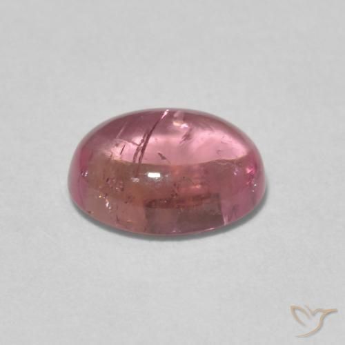 Tormalina Rosa medio naturale da 1.44 ct, Ovale, Trasparente