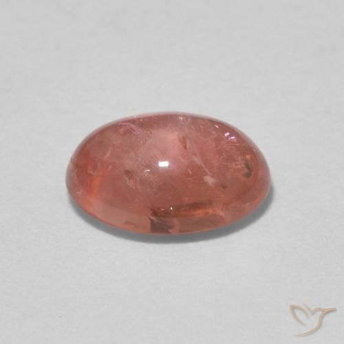 Tormalina Rosa palissandro naturale da 1.51 ct, Ovale, Trasparente