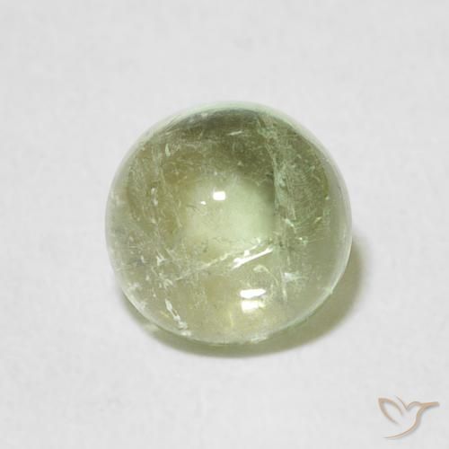 1.47ct Naturale Verde chiaro Tormalina, Rotondo, Trasparente