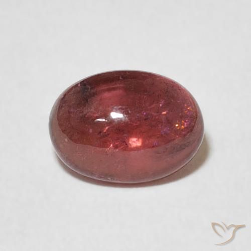 1.35ct Naturale Viola scuro Tormalina, Ovale, Trasparente