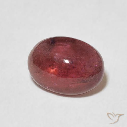 Tormalina Viola scuro naturale da 1.35 ct, Ovale, Trasparente