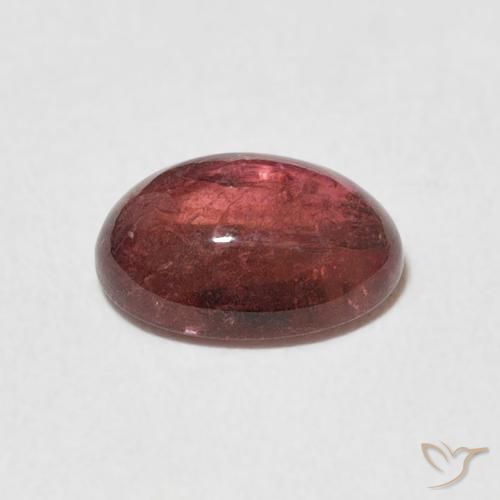 Tormalina Viola scuro naturale da 1.35 ct, Ovale, Trasparente