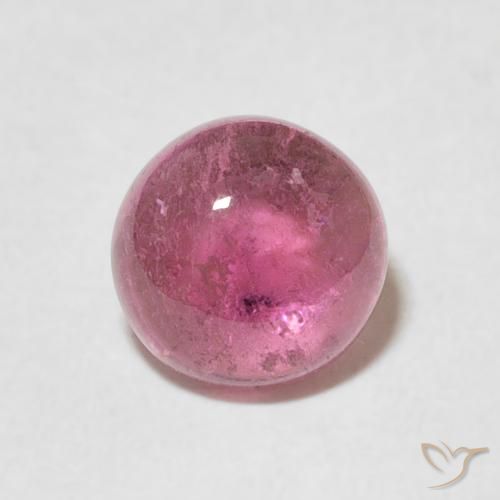 1.25ct Naturale Viola medio Tormalina, Rotondo, Trasparente