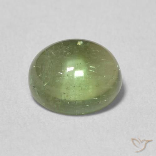 1.41ct Naturale Terra Verde Tormalina, Ovale, Trasparente
