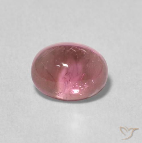 0.69ct Naturale Rosa intenso Tormalina, Ovale, Trasparente