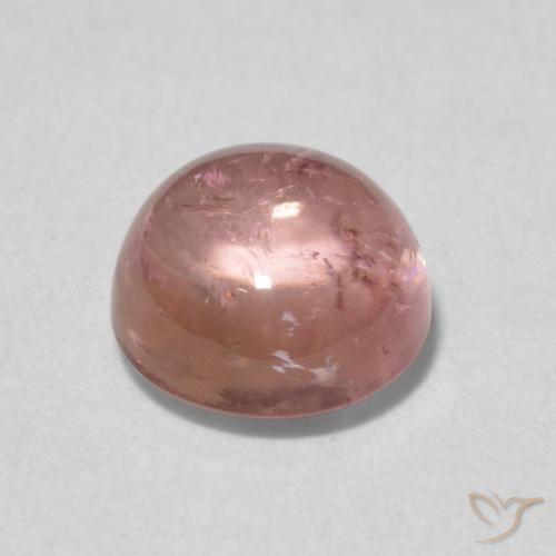 Tormalina Rosa shocking chiaro naturale da 1.52 ct, Rotondo, Trasparente