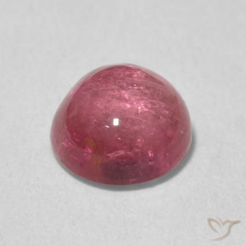 Tormalina Rosa viola naturale da 1.40 ct, Rotondo, Trasparente