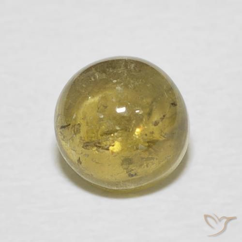 1.17ct Naturale Giallo dorato Tormalina, Rotondo, Trasparente