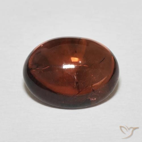 2.66ct Naturale Sangria rossa Tormalina, Ovale, Trasparente