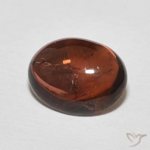 Tormalina Sangria rossa naturale da 2.66 ct, Ovale, Trasparente