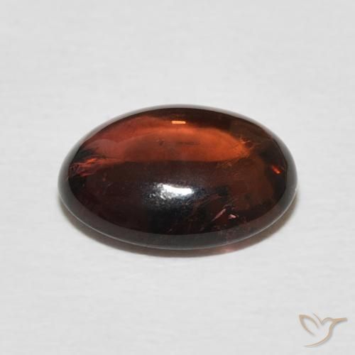 Tormalina Sangria rossa naturale da 2.66 ct, Ovale, Trasparente