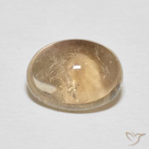 2.97ct Naturale Oro Tormalina, Ovale, Trasparente