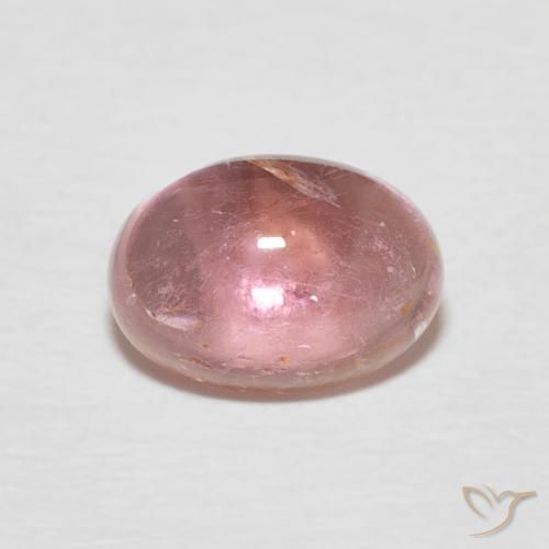 1.60ct Naturale Rosa medio Tormalina, Ovale, Trasparente