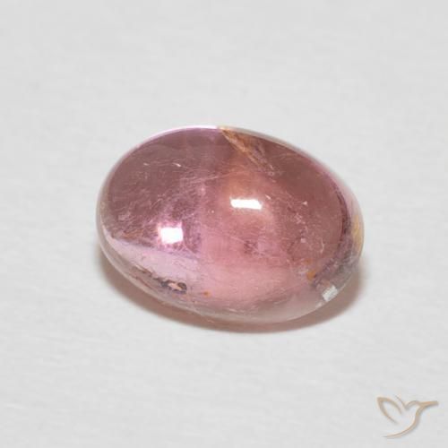 Tormalina Rosa medio naturale da 1.60 ct, Ovale, Trasparente