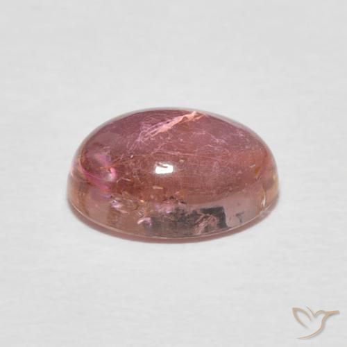 Tormalina Rosa medio naturale da 1.60 ct, Ovale, Trasparente