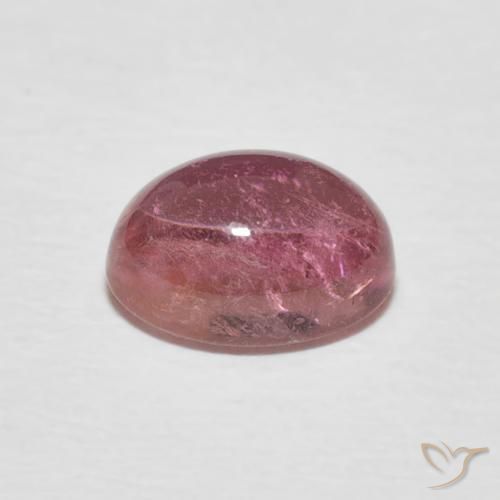 Tormalina Rosa arancio naturale da 1.67 ct, Ovale, Trasparente
