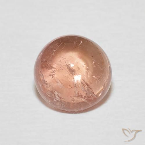 1.50ct Naturale Rosa chiaro Tormalina, Rotondo, Trasparente
