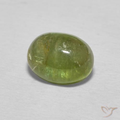 Tormalina Terra Verde naturale da 1.24 ct, Ovale, Trasparente