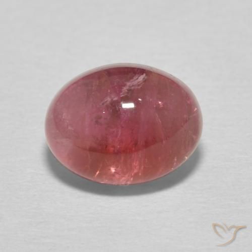 1.79ct Naturale Rosa scuro Tormalina, Ovale, Trasparente