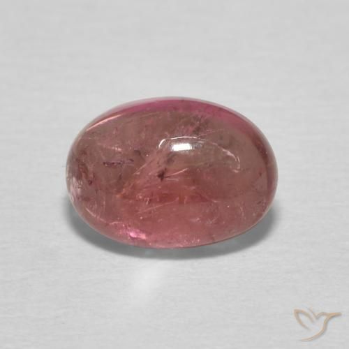 1.34ct Naturale Rosa scuro Tormalina, Ovale, Trasparente